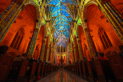 LUMINISCENCE Launches at St. Patrick's Cathedral in New York City.
LUMINISCENCE Launches at St. Patrick's Cathedral in New York City.