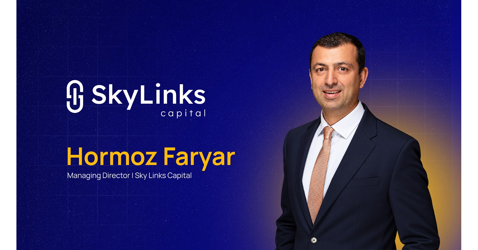 Sky Links Capital Appoints Hormoz Faryar as Managing Director to Spearhead Institutional Business Expansion