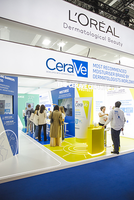 CeraVe booth at EADV Congress 2026 in Vienna.