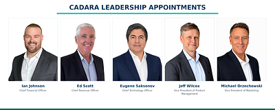 Cadara Announces Executive Leadership Appointments to Drive Next Phase of Growth and Innovation
