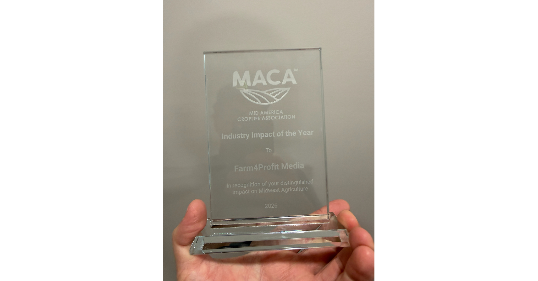 Tanner Winterhofs Farm4Profit Media Wins Inaugural MACA Industry Impact Award