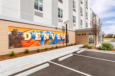 Mural at Everhome Suites Denver Airport Mural at Everhome Suites Denver Airport