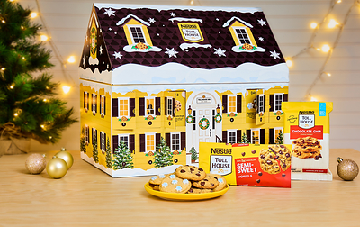 The 12 Days of NESTLÉ® TOLL HOUSE® Advent Calendar is available exclusively at tollhouse.com/adventcalendar for $29.99 on October 9, November 6, and December 4 (National Cookie Day) at 2pm ET, while supplies last. The 12 Days of NESTLÉ® TOLL HOUSE® Advent Calendar is available exclusively at tollhouse.com/adventcalendar for $29.99 on October 9, November 6, and December 4 (National Cookie Day) at 2pm ET, while supplies last.