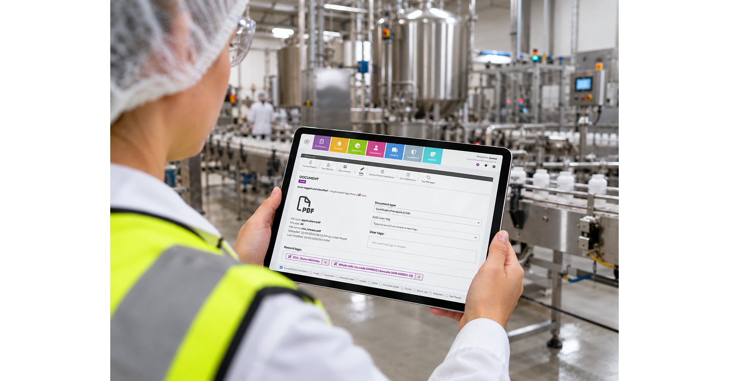 Wherefour Launches AI Features for Manufacturing with Secure Data Access and Human-Approved Compliance Workflows