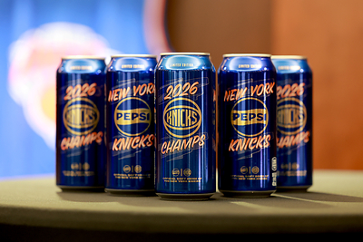 “Champions Deserve Pepsi” introduces limited-edition Pepsi x Knicks Championship cans, available at participating retailers across the New York City Tri-State area “Champions Deserve Pepsi” introduces limited-edition Pepsi x Knicks Championship cans, available at participating retailers across the New York City Tri-State area