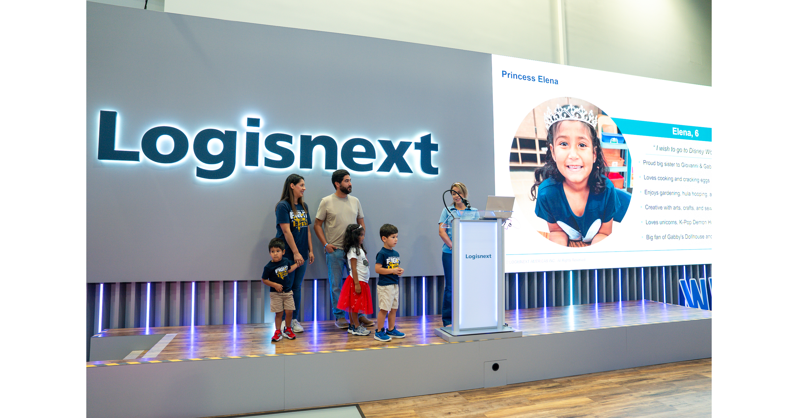 Logisnext Americas and Make-A-Wish Texas Gulf Coast and Louisiana Celebrate Six-Year-Old Elena's Wish