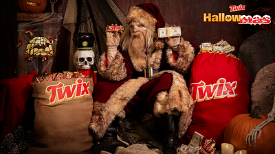 'Tis the Season to Be Scary: Zombie Claus Returns to Celebrate the Twoness of TWIX® Hallowmas™