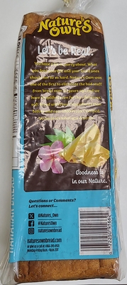 Nature's Own Hawaiian Bread 20 oz.