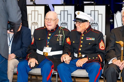 Members of The Chosin Few, who fought in the Battle of Chosin Reservoir during the Korean War, were honored last night. (Credit: David Winters Group)