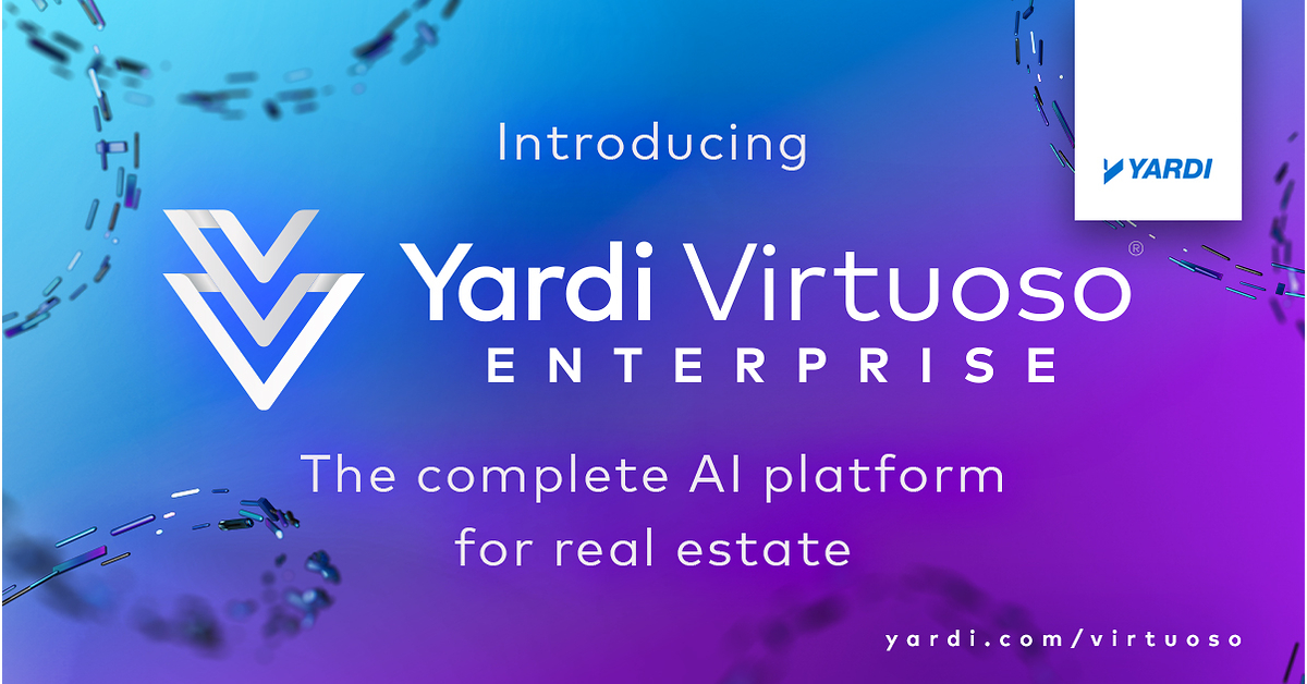 Yardi unveils Virtuoso Enterprise, a complete AI platform for real estate, ahead of YASC San Diego