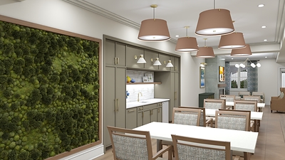 Chestnut Park at Cleveland Circle's New Resident Art Lounge