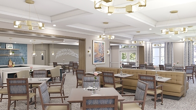 Chestnut Park at Cleveland Circle's New Dining Room