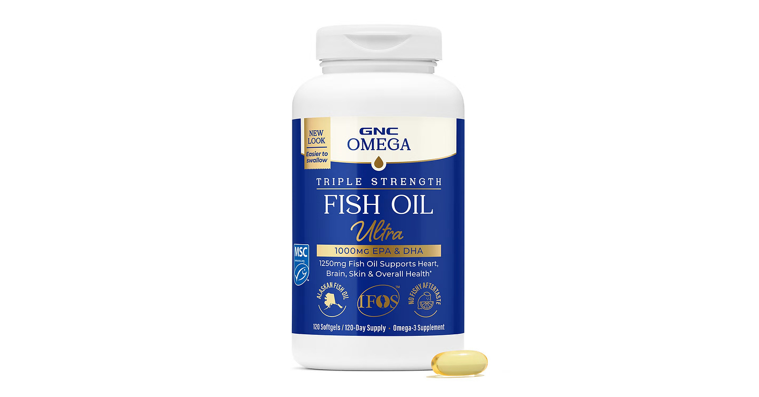 GNC Reinvents Its Core Omega-3 Portfolio with Triple Strength Fish Oil Ultra for the Modern Wellness Consumer