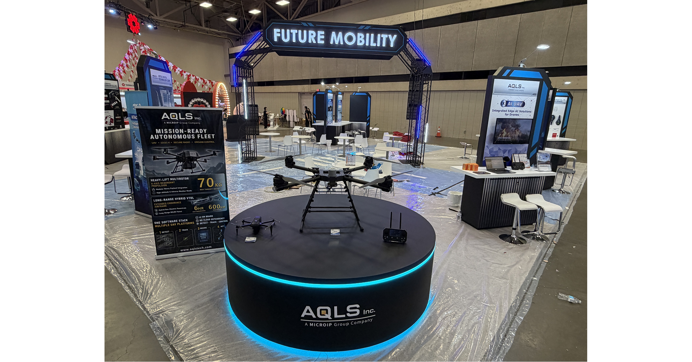 MICROIP and AQLS Draw Defense, Healthcare and Energy Demand for NDAA-Compliant AI Drones at Taiwan Expo USA