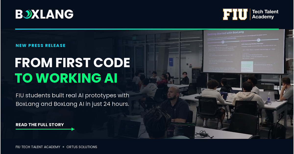 FIU Students Build Working AI Prototypes with BoxLang in 24-Hour Hackathon