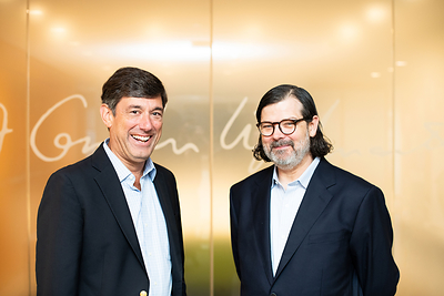 Michael D'Esopo, CEO, Lippincott, (left) and Jameson Proctor, CEO, Athletics (right) Michael D'Esopo, CEO, Lippincott, (left) and Jameson Proctor, CEO, Athletics (right)