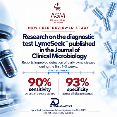 ACES Diagnostics Research Demonstrates Potential of LymeSeek™ to Improve Detection of Early Lyme Disease