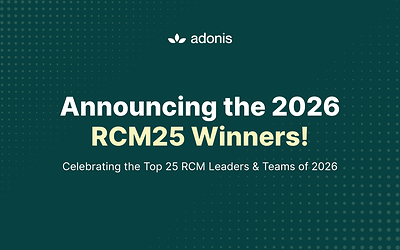 The RCM25 recognizes the top 25 revenue cycle leaders and teams across the United States.