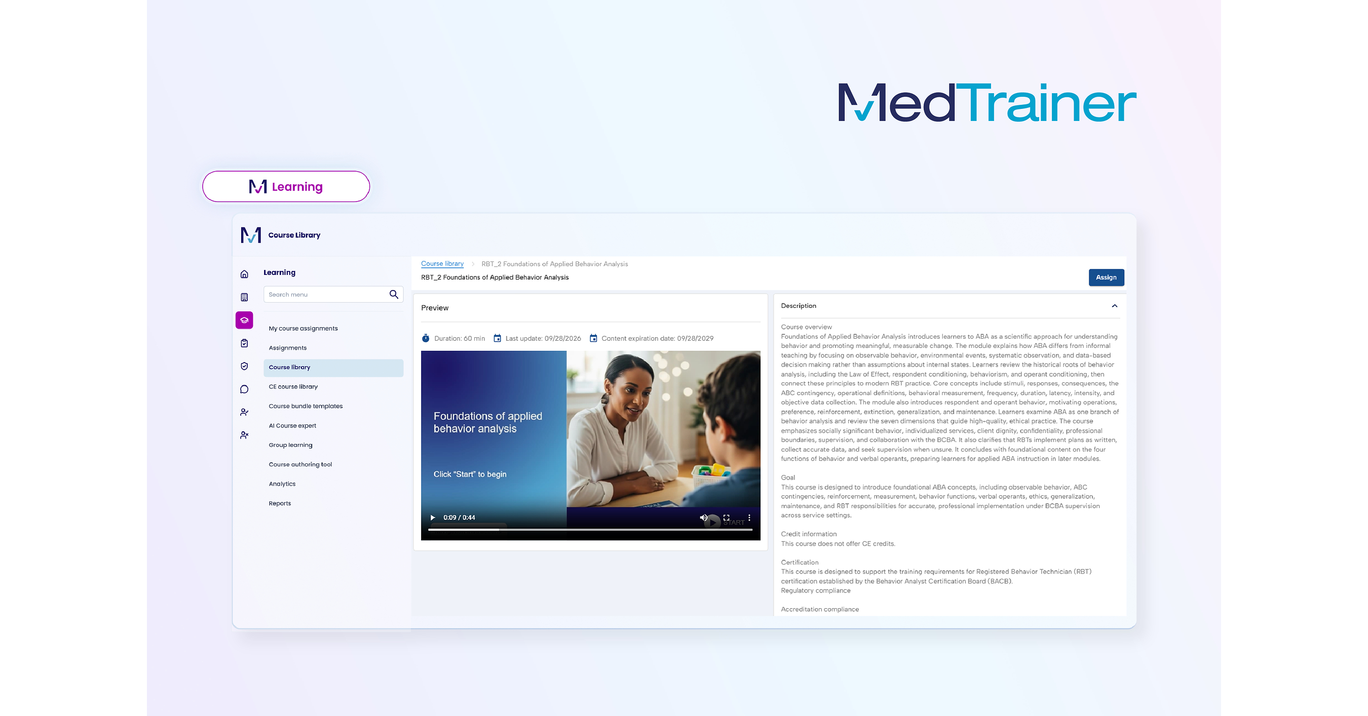 MedTrainer Launches RBT Certification Training To Help Behavioral Health Organizations Protect Payer Reimbursement