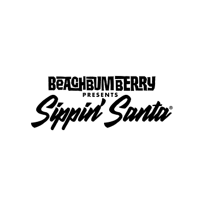 Beachbum Berry's Sippin's Santa Logo Beachbum Berry's Sippin's Santa Logo