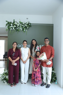 Godrej Properties Marks 100th Home Handover at Godrej Nest with 'Shubh Aarambh'; Actor Sanya Malhotra Surprises the Fam…
