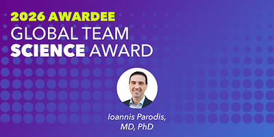 The Lupus Research Alliance announces the recipients of the Global Team Science Award. The Lupus Research Alliance announces the recipients of the Global Team Science Award.