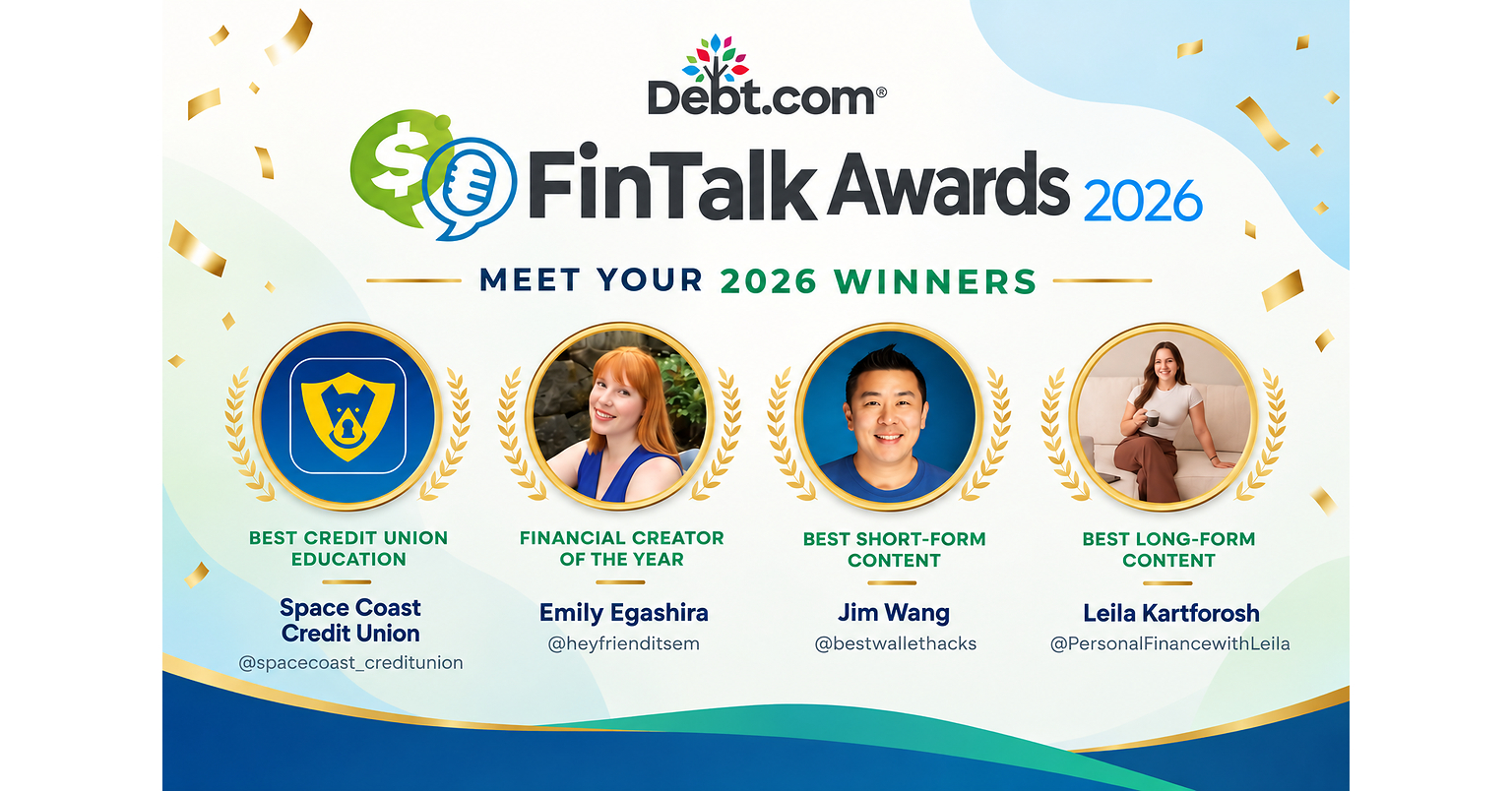 Debt.com celebra la excelencia en la educación financiera digital con los ganadores de los FinTalk Award 2026 Debt.com celebra la excelencia en la educación financiera digital con los ganadores de los FinTalk Award 2026