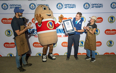 AMERICA, THIS ONE’S FOR YOU: IDAHO BRINGS WORLD’S LARGEST SERVING OF FRENCH FRIES RECORD BACK TO THE U.S.