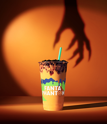 The Fanta® Phantom Smoothie is available starting October 7 for a limited time.