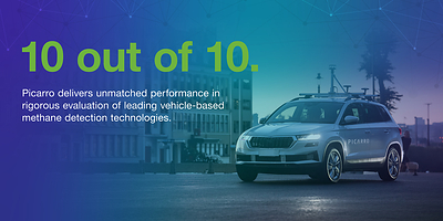 10 out of 10. Picarro delivers unmatched performance in rigorous evaluation of leading vehicle-based methane detection technologies. 10 out of 10. Picarro delivers unmatched performance in rigorous evaluation of leading vehicle-based methane detection technologies.
