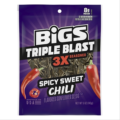 Conagra Brands, one of North America's leading branded food companies, is bringing a diverse array of snacks to Las Vegas for the 2026 NACS Show. Visitors to the Conagra booth can sample two flavors in the new collectio Triple Blast sunflower seeds from BiGS. Pickle Ranch and Spicy Sweet Chili are seasoned three times and roasted for an extra blast of the biggest, boldest flavors. Conagra Brands, one of North America's leading branded food companies, is bringing a diverse array of snacks to Las Vegas for the 2026 NACS Show. Visitors to the Conagra booth can sample two flavors in the new collectio Triple Blast sunflower seeds from BiGS. Pickle Ranch and Spicy Sweet Chili are seasoned three times and roasted for an extra blast of the biggest, boldest flavors.