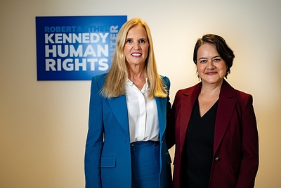 Kerry Kennedy and Marielena Hincapié, incoming president of the Robert & Ethel Kennedy Human Rights Center. Kerry Kennedy and Marielena Hincapié, incoming president of the Robert & Ethel Kennedy Human Rights Center.