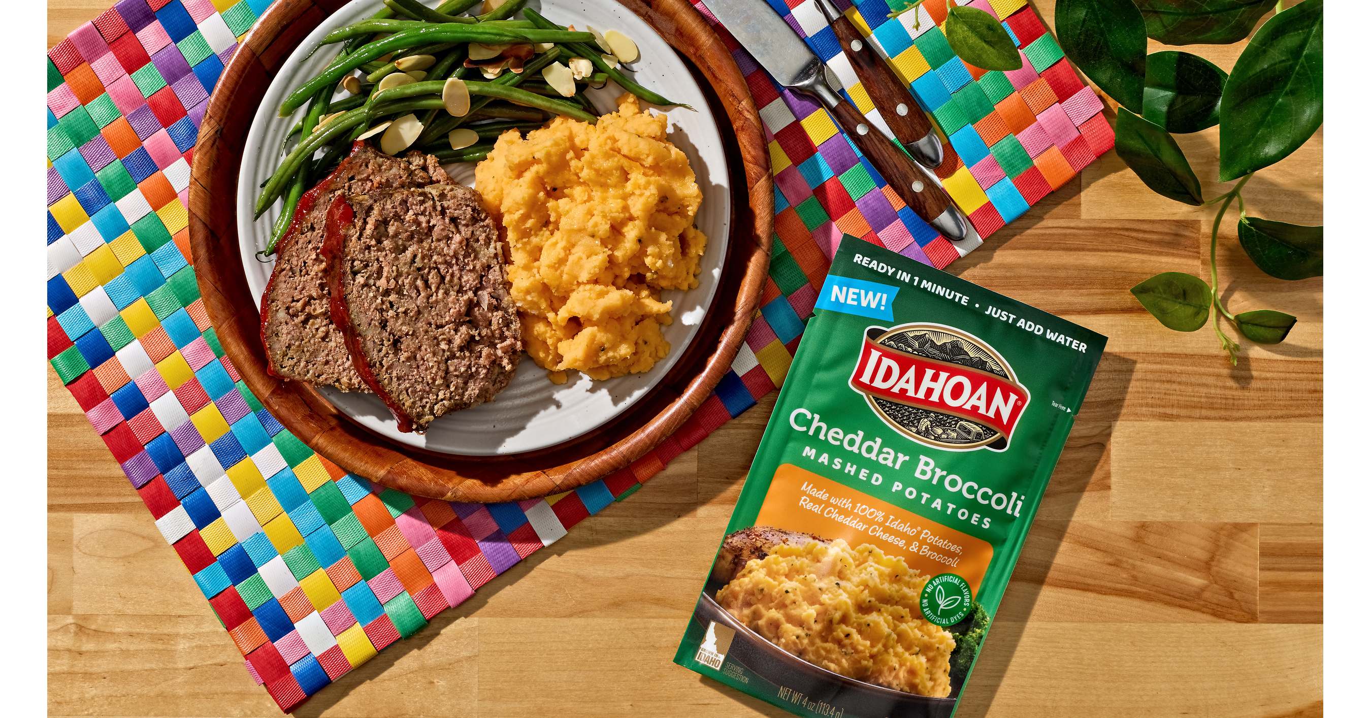 THE COMFORT FOOD MASH-UP AMERICA HAS BEEN WAITING FOR: NEW CHEDDAR BROCCOLI MASHED POTATOES FROM IDAHOAN FOODS®