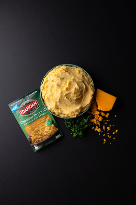 Made with 100% real Idaho® potatoes, real cheddar cheese and real broccoli