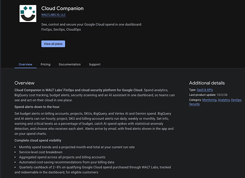 One platform for cloud spend, security, AI cost controls, and operations. Now available through the Google Cloud procurement process you already use.