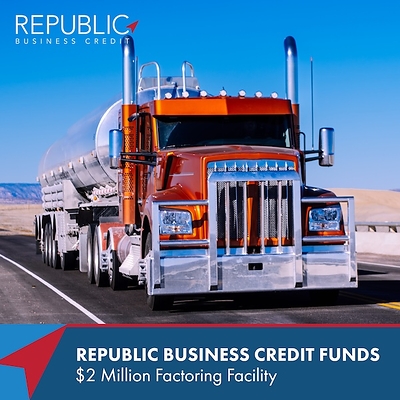 Republic Business Credit Provides $2 Million Factoring Facility to Fast-Growing Southern Diesel Delivery Company 