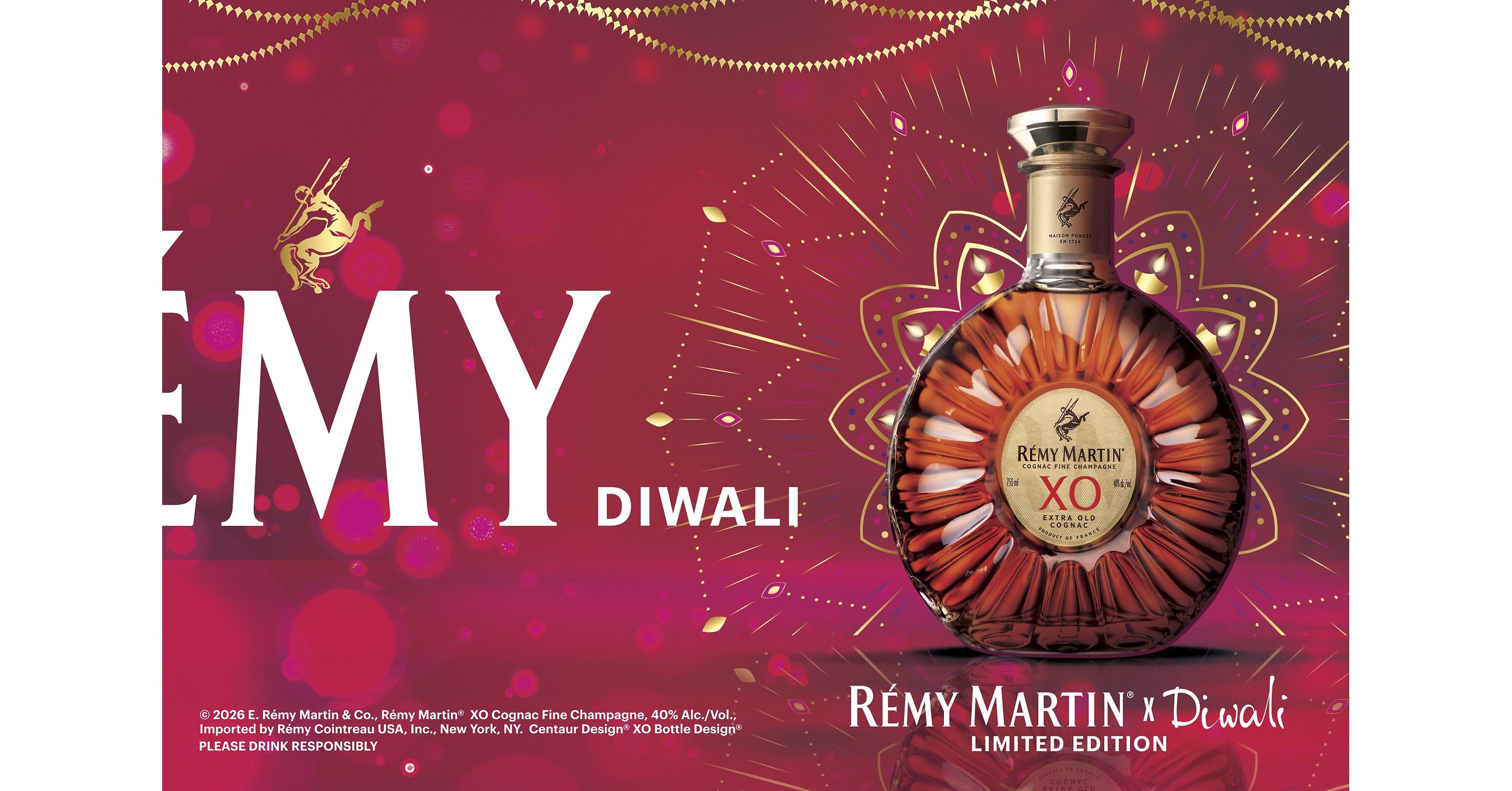 RÉMY MARTIN UNVEILS A NEW LIMITED-EDITION XO IN HONOR OF DIWALI