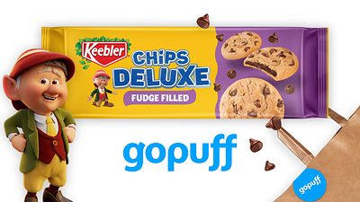 Keebler® Brings Chips Deluxe Fudge Filled to More Cookie Lovers Through New Gopuff Partnership and Deliciously Deluxe Deliveries Campaign