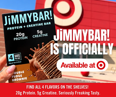 JiMMYBAR! Takes Creatine Mainstream with Major Target Rollout Nationwide