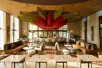 El resort alberga 15 restaurantes y bares.