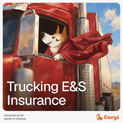 Corgi Insurance Introduces Specialized Insurance for Trucking Businesses