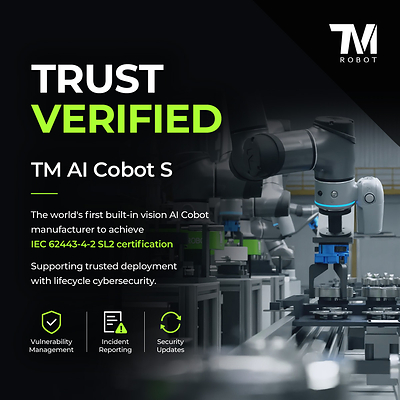 Techman Robot stärkt die Cybersicherheit für den zuverlässigen Einsatz von physischer KI