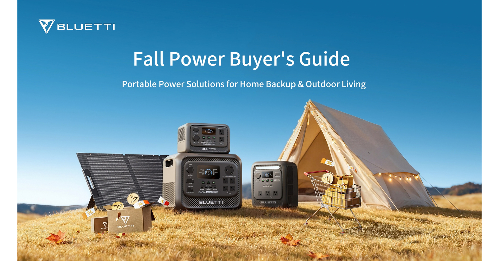 BLUETTI Highlights Portable Power Picks for Amazon's Prime Big Deal Days and Fall Blackout Preparedness