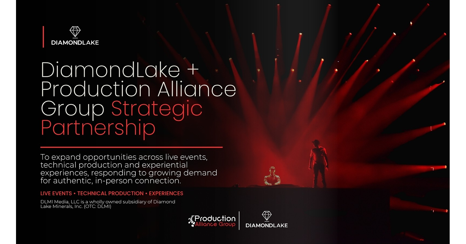 DiamondLake and Production Alliance Group Announce Strategic Partnership to Power the Next Era of Live Events and Experiences