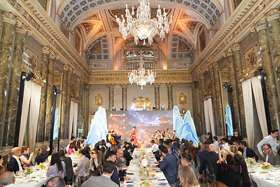 A scene from the gala