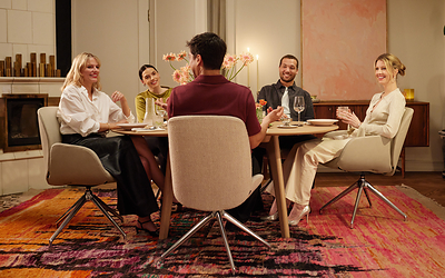 New research from Stressless finds 82% of Americans think gathering around Thanksgiving table is worth stress of planning. The ergonomic furniture brand offers the perfect dining chair for holiday gatherings with the Stressless Bay Low Back.
