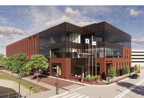 Rendering of the Draper IMPACT Center to be built in Lowell, Massachusetts. Rendering of the Draper IMPACT Center to be built in Lowell, Massachusetts.