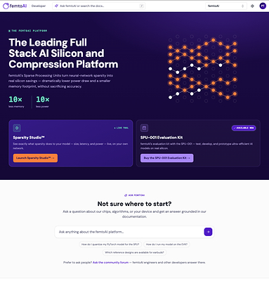 femtoAI developer community  femtoAI Opens Developer Community to Build New AI Powered Products femtoAI developer platform