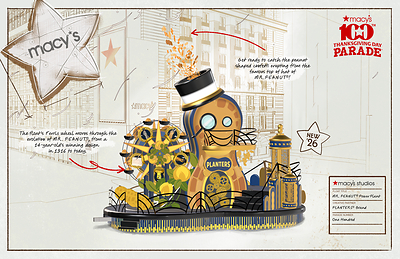 The PLANTERS® Brand Returns to Macy’s Thanksgiving Day Parade® Marking the Holiday Tradition’s 100th March