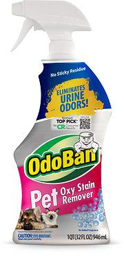 Consumer Reports Names OdoBan® Pet Oxy Stain Remover Its Top Pick for Pet Stains and Odours